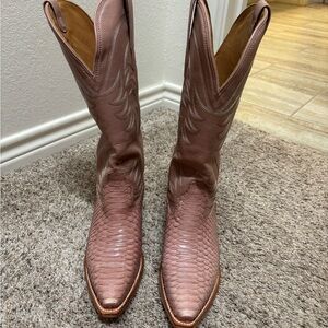 Stylish Pink Cowboy Boots
